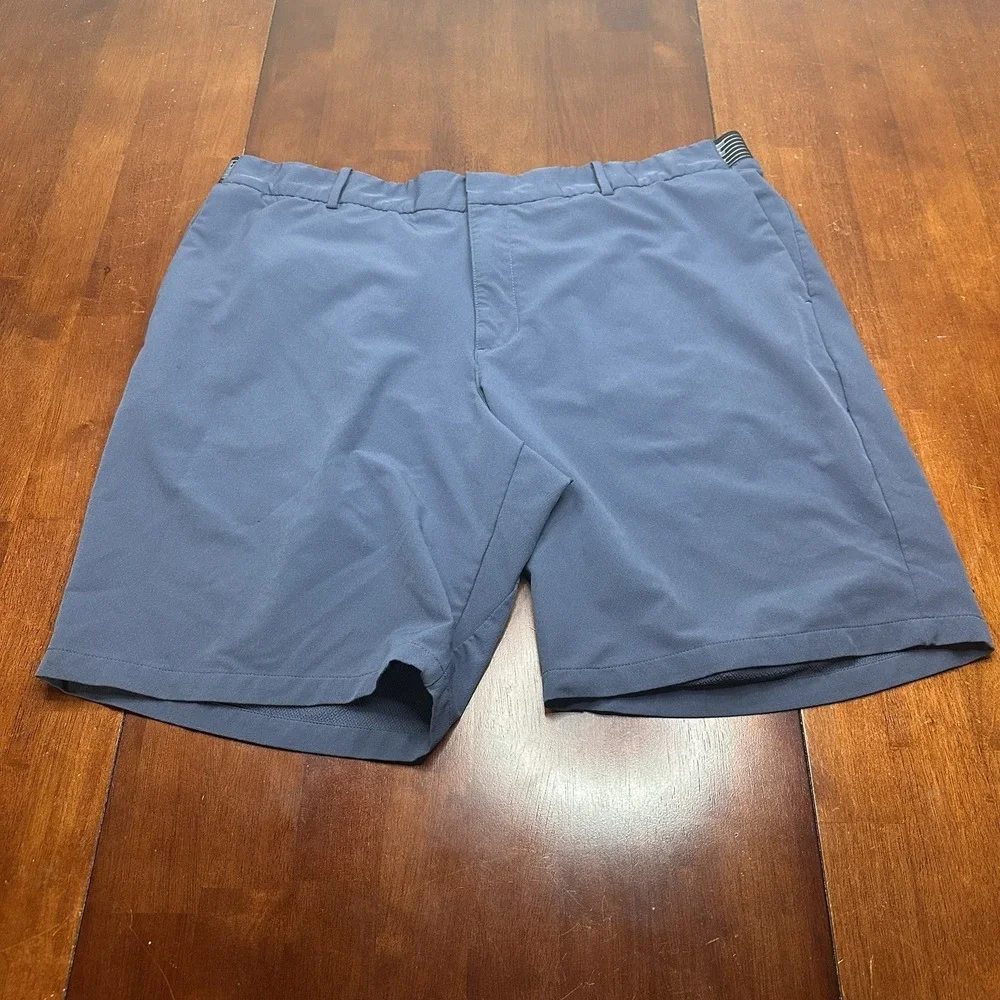 Nike Flex Slim Fit Golf Shorts 891932 Dri Fit Vented‎ Shorts Blue Mens 40